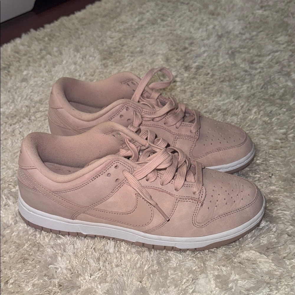 Women's Nike Dunks- Pink Suede
